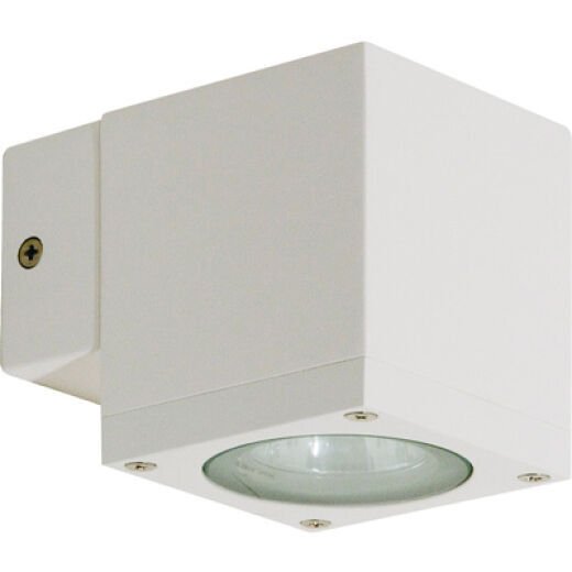KUBE WHITE EXTERIOR WALL LIGHT