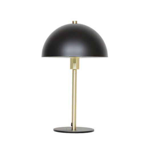 TRIBECA MATT BLACK/BRUSHED BRASS TABLE LAMP