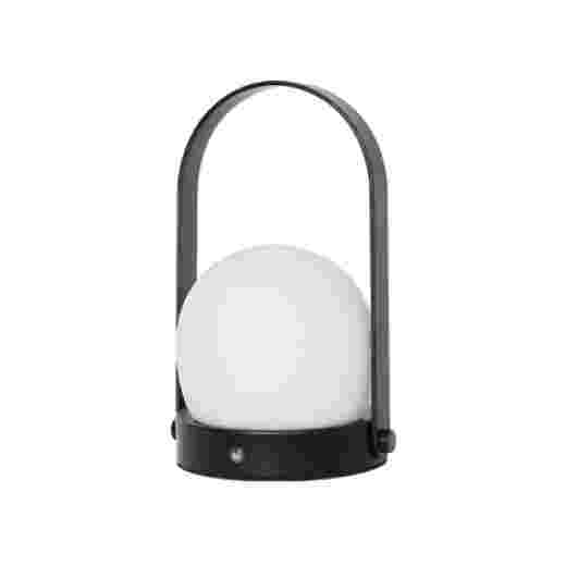 VALOA 2.5W CCT BLACK/OPAL GLASS LED BATTERY TABLE LAMP