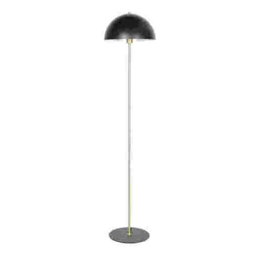 TRIBECA MATT BLACK/BRUSHED BRASS FLOOR LAMP