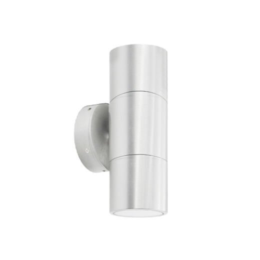 MAZO IP65 BRUSHED ALUMINIUM UP/DOWN EXTERIOR WALL LIGHT