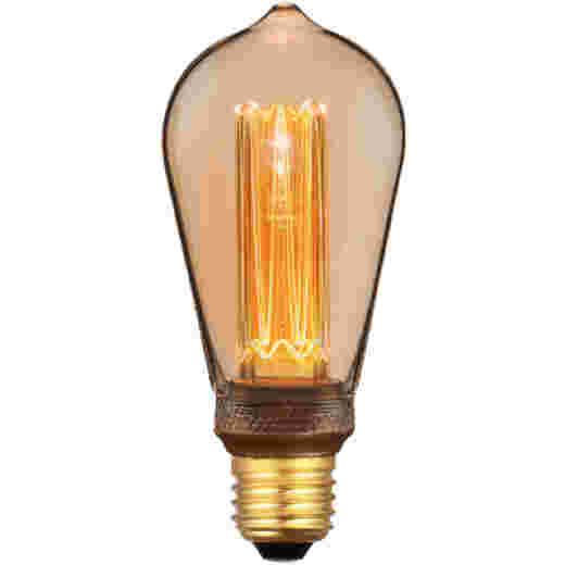 LED ST64 4W E27 1800K CLEAR AMBER CLASSIC LAMP