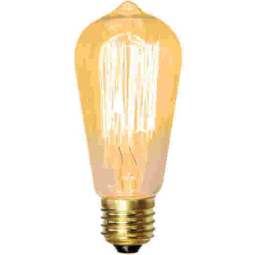 ST57 40W E27 1800K CLEAR DIMMABLE VINTAGE LAMP