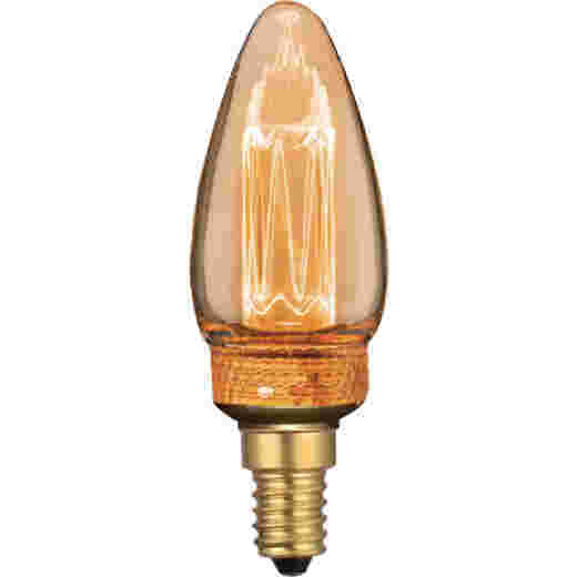 LED C35 2W E14 1800K CLEAR AMBER CLASSIC LAMP