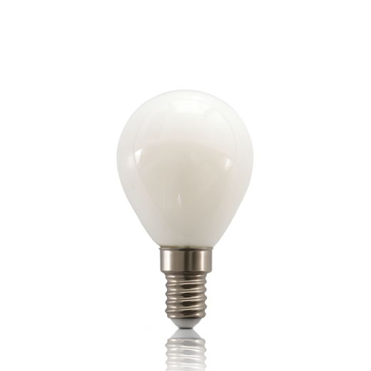 LED G45 FANCY ROUND 4W E14 WARM WHITE OPAL DIMMABLE LAMP