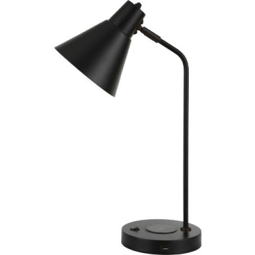 TARGA BLACK QI DESK LAMP