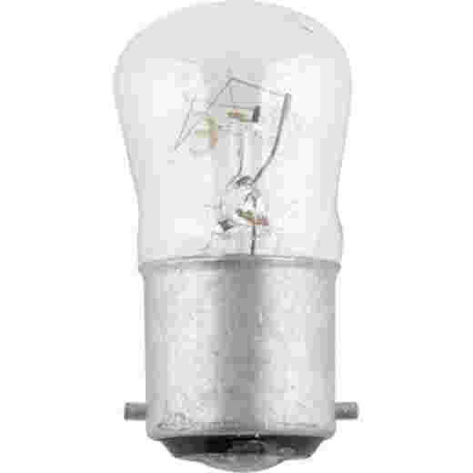 15W B22 Clear Lamp