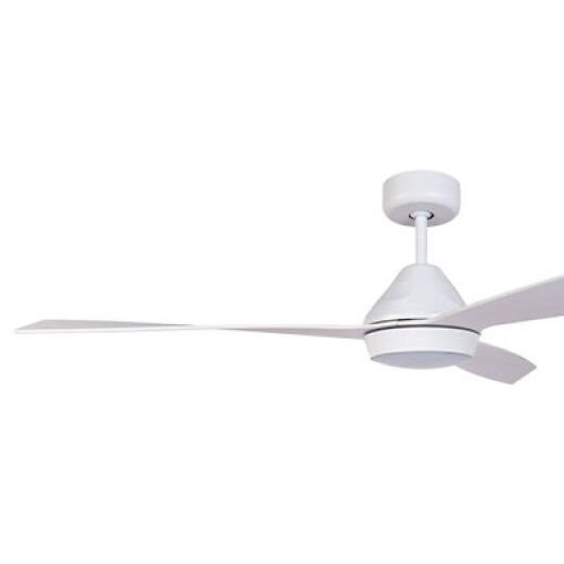 BALI WHITE 130CM DC CEILING FAN WITH LIGHT
