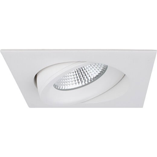JUNISTAR LUX 8W 2700K IP44 WHITE SQUARE LED DOWNLIGHT