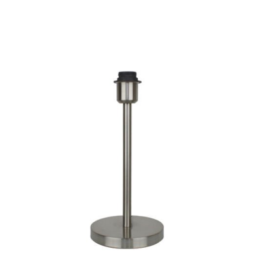 SPOKE BRUSHED CHROME TABLE LAMP BASE