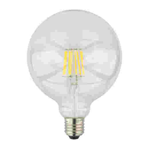 LED G125 8W E27 2700K CLEAR DIMMABLE LAMP