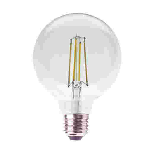 LED G95 7.5W E27 4000K CLEAR DIMMABLE LAMP