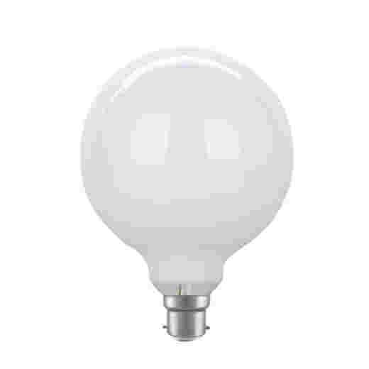 LED G125 12W B22 WARM WHITE OPAL DIMMABLE LAMP