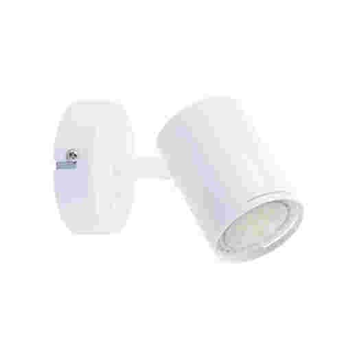 BARIL.2 WHITE 1 LIGHT SWITCHED SPOTLIGHT