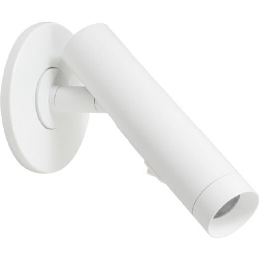 BARI 3W 3000K WHITE LED SWITCHED WALL LIGHT