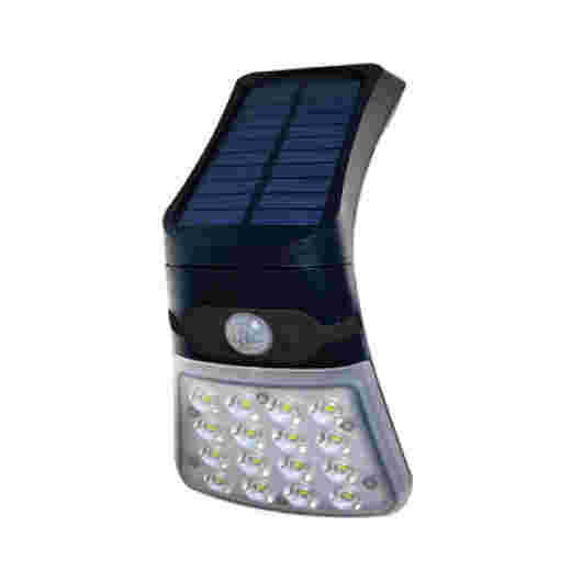 SOLEN 2.5W 4000K IP44 BLACK LED EXTERIOR SOLAR LIGHT