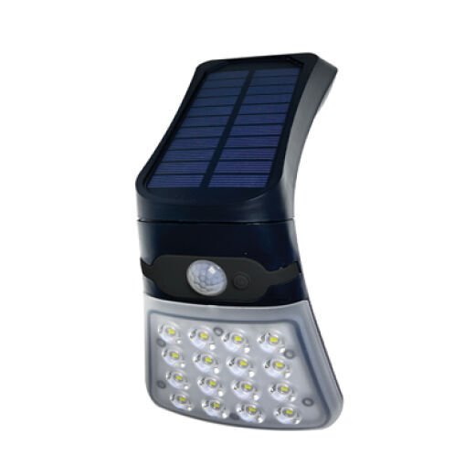 SOLEN 2.5W 4000K IP44 BLACK LED EXTERIOR SOLAR LIGHT