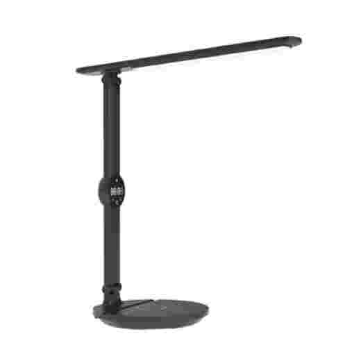 TEMPO 9.5W CCT BLACK LED QI DESK LAMP
