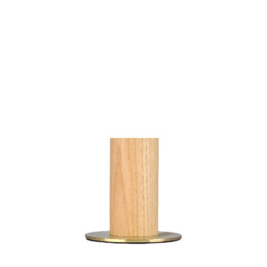 DINO BRUSHED BRASS/WOOD TABLE LAMP