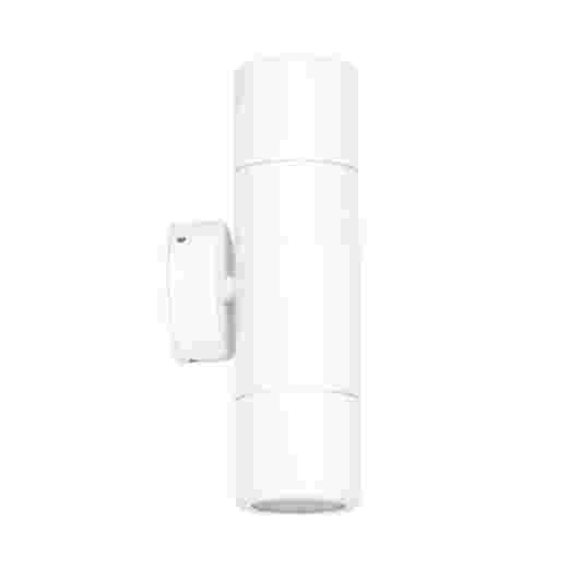 GAVEL IP65 WHITE UP/DOWN EXTERIOR WALL LIGHT