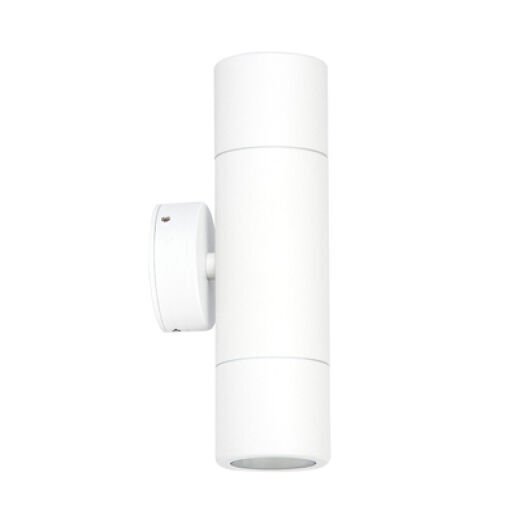GAVEL IP65 WHITE UP/DOWN EXTERIOR WALL LIGHT
