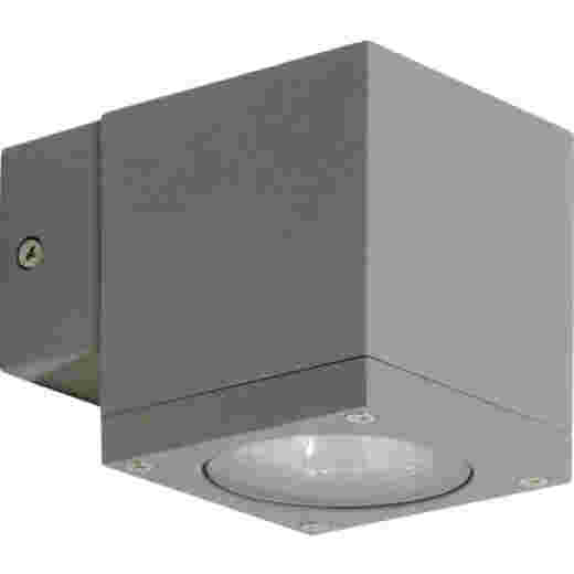 KUBE SILVER EXTERIOR WALL LIGHT