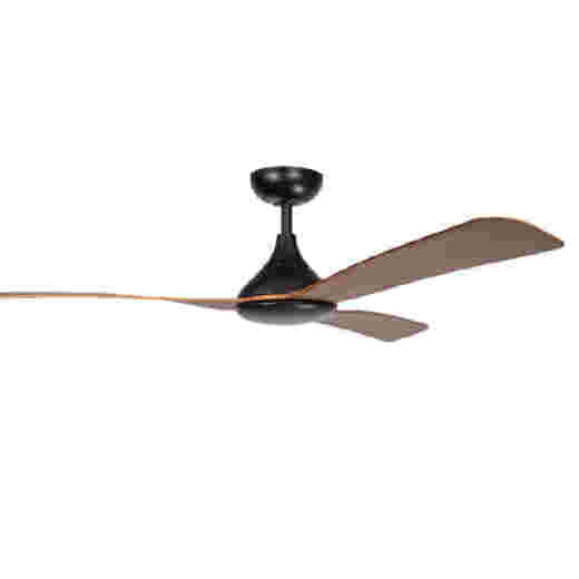 CARRARA 24V MOTOR BLACK/DARK KOA 132CM DC CEILING FAN