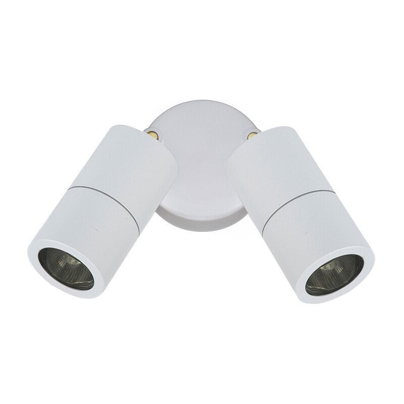 Adjustable Linear Rails GAVEL WHITE(304SS)2LT ADJUSTABLE IP65 EXTERIOR LIGHT - Lightingplus