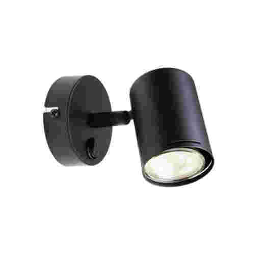 BARIL.2 BLACK 1 LIGHT SWITCHED SPOTLIGHT