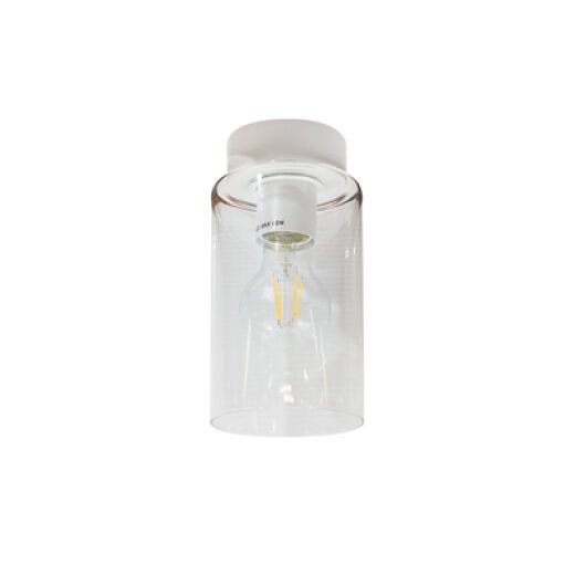 LYSA MATT WHITE/CLEAR GLASS DIY BATTEN FIX