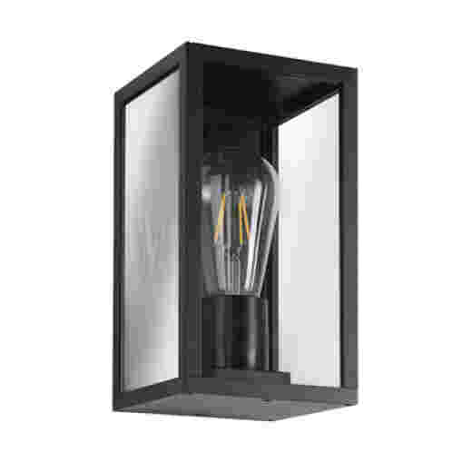 PANDORA.2 IP44 MATT BLACK EXTERIOR WALL LIGHT