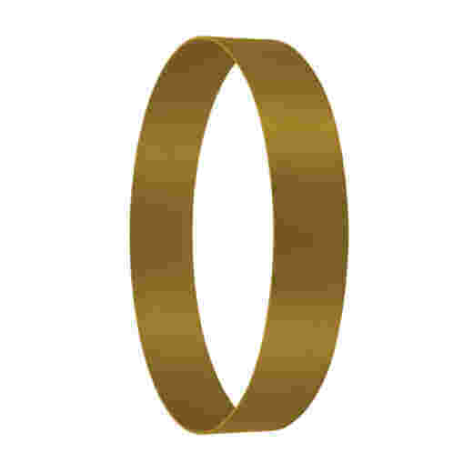 SLOOP BRUSHED BRASS DECO RING