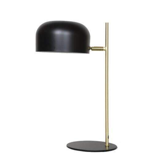 TURIN MATT BLACK/BRUSHED BRASS DESK LAMP