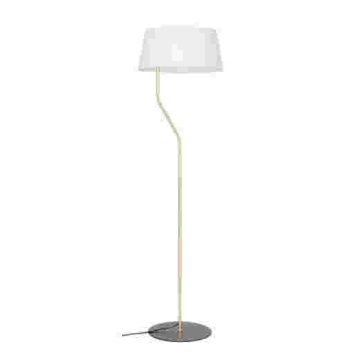 TREBON BRUSHED BRASS/MATT BLACK FLOOR LAMP