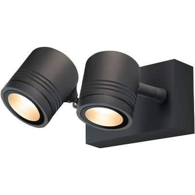 Outdoor deals twin spotlights