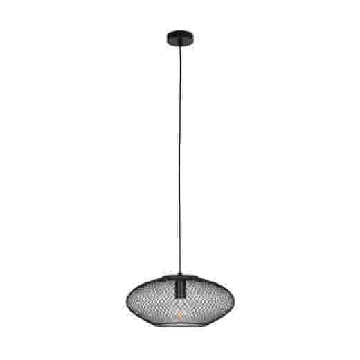 AREZO MATT BLACK 39CM 1 LIGHT PENDANT