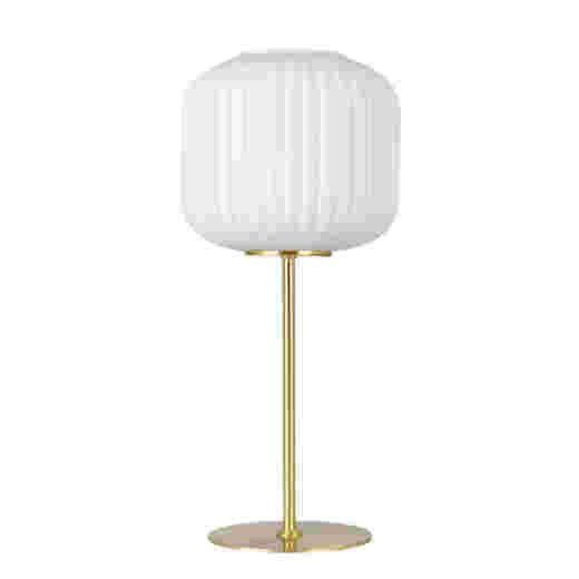 SKAGEN BRUSHED BRASS/OPAL GLASS TALL TABLE LAMP