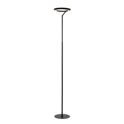 NOVAK 20W 3000K MATT BLACK LED FLOOR LAMP