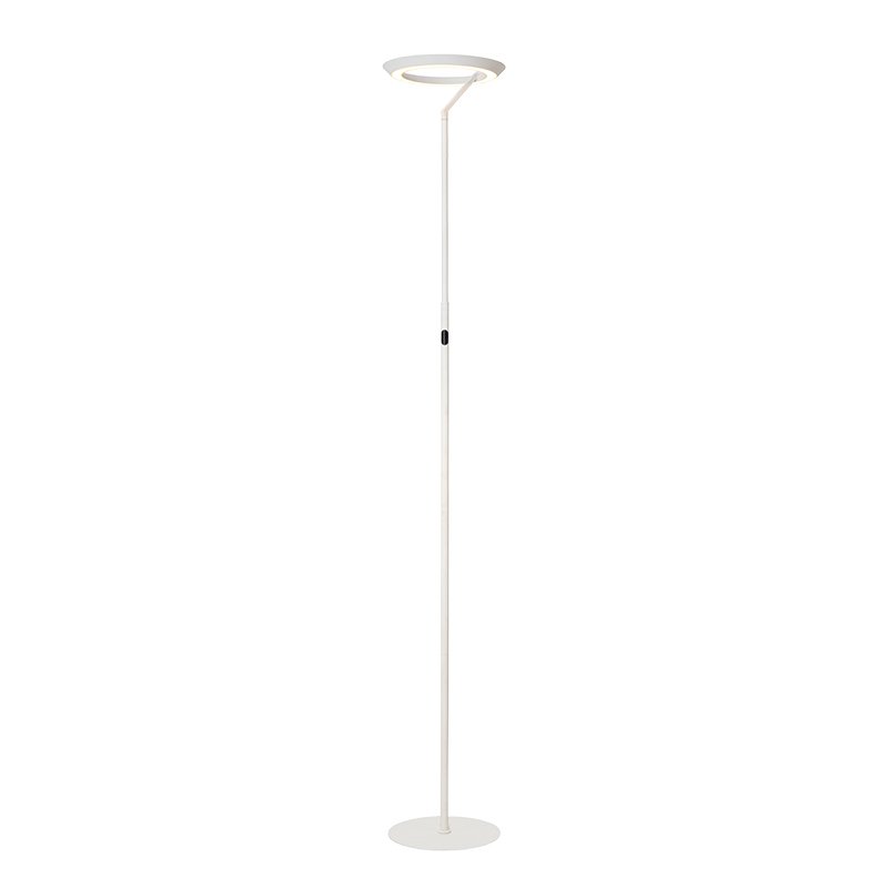 NOVAK M/WHITE LED FLOOR LAMP 20W (3000K) - Lightingplus