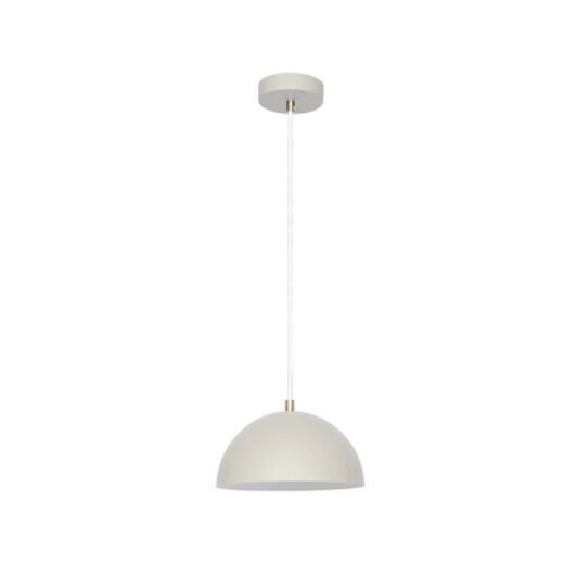 TRIBECA SIMPLY TAUPE/BR. BRASS 21CM 1 LIGHT PENDANT