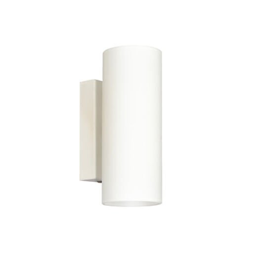 CANUDO MATT WHITE/OPAL GLASS 2 LIGHT WALL LIGHT
