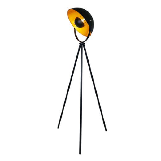 BURBANK MATT BLACK FLOOR LAMP
