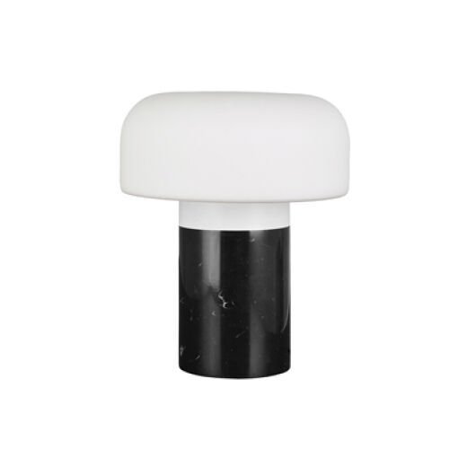 BJORN BLACK MARBLE/MATT WHITE TABLE LAMP
