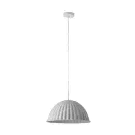 HEATHER GREY FELT 45CM 1 LIGHT PENDANT