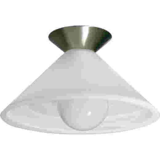 VAMP BRUSHED CHROME/ALABASTER 40CM DIY CEILING LIGHT