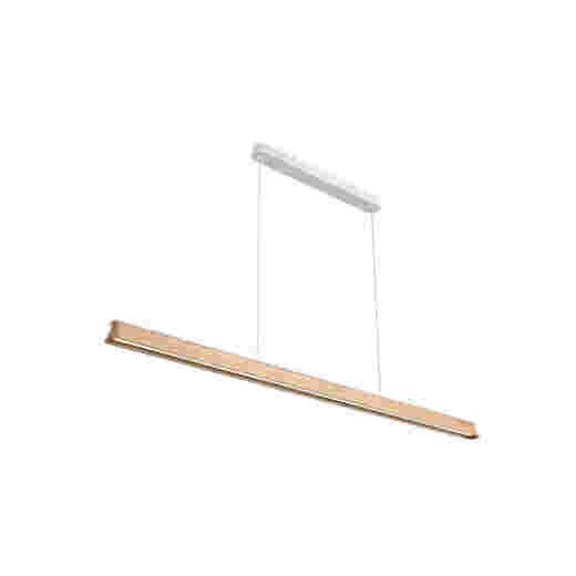ECHO 24W CCT ASH WOOD/SANDY WHITE 150CM LED LINEAR PENDANT