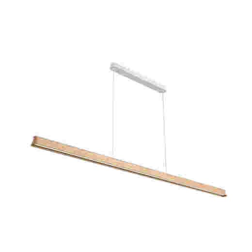 ECHO 30W CCT ASH WOOD/SANDY WHITE 180CM LED LINEAR PENDANT