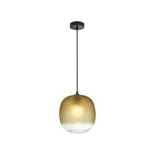 REEF FROSTED OLIVE GLASS 24CM 1 LIGHT PENDANT