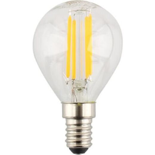 LED G45 6W E14 WARM WHITE CLEAR DIMMABLE LAMP