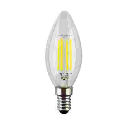 LED C35 4W E14 WARM WHITE CLEAR DIMMABLE CANDLE LAMP